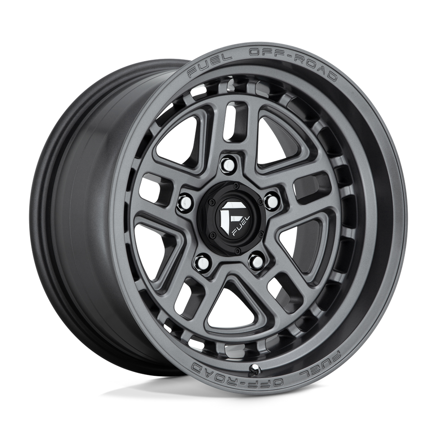 Fuel 1PC D668 NITRO Matte Gun Metal wheel