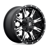 Fuel 1PC D541 NUTZ Matte Black Machined wheel