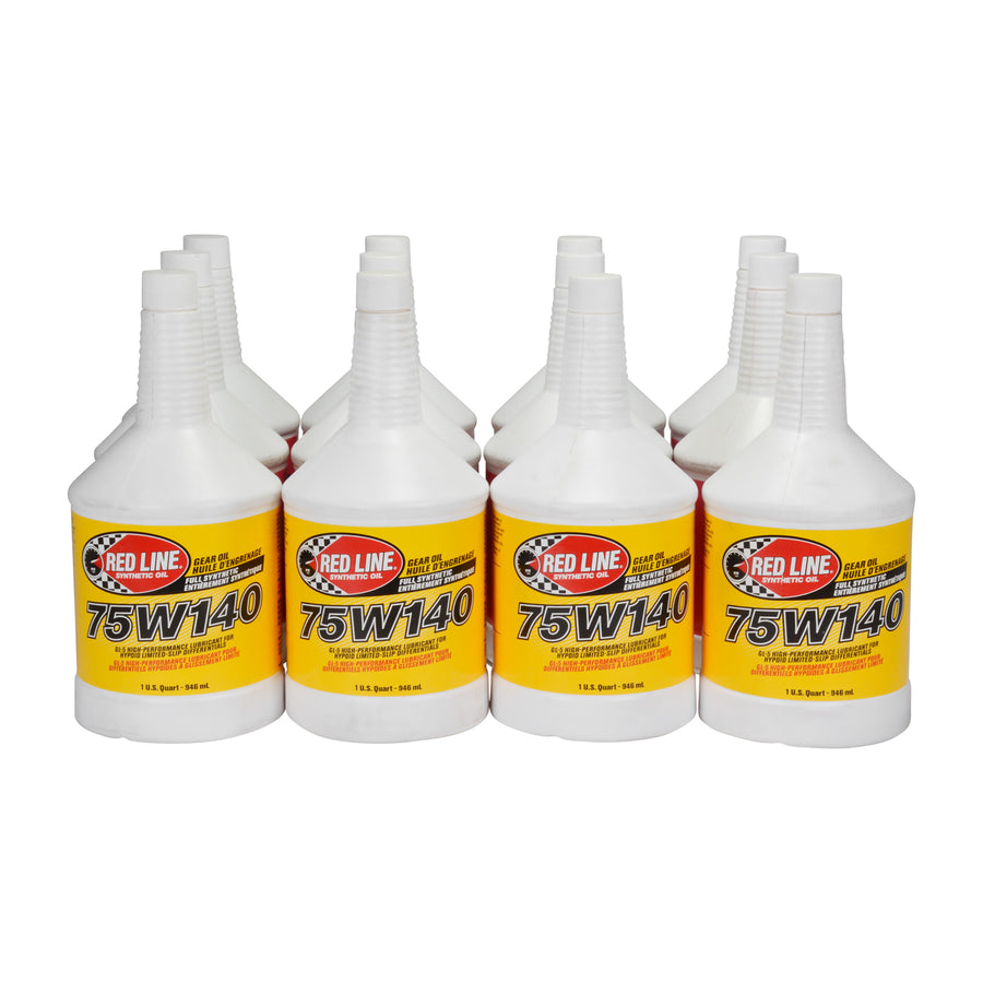 Yukon Gear & Axle Gear Oil Red Line 58204 Inch shock Proof 75W250 Gl-5 (12QT) Red Line 58204 Inch shock Proof 75W250 Gl-5 Gear Oil - Case (12QT) Yukon Gear