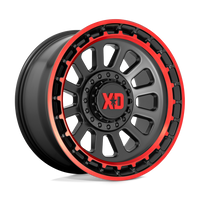 XD XD856 OMEGA Satin Black Mach Lip Red Tint wheel