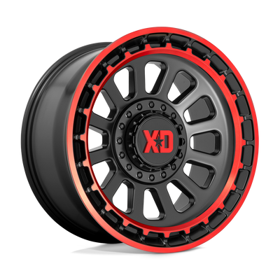 XD XD856 OMEGA Satin Black Mach Lip Red Tint wheel
