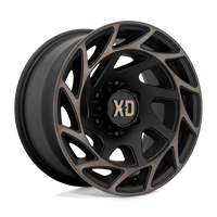 XD XD860 ONSLAUGHT Satin Black W/ Bronze Tint wheel