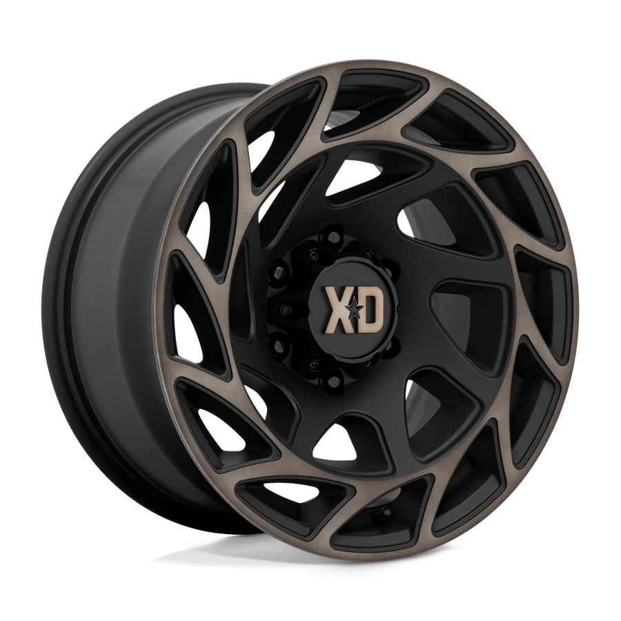XD XD860 ONSLAUGHT Satin Black W/ Bronze Tint wheel