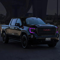 2019-2022 GMC Sierra 1500 ColorSHIFT RGB+W Headlight DRL Upgrade Kit