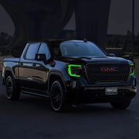 2019-2022 GMC Sierra 1500 ColorSHIFT RGB+W Headlight DRL Upgrade Kit