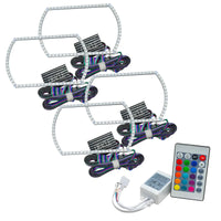 2007-2013 Chevrolet Silverado LED Headlight Halo Kit - Square Style