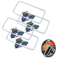 2007-2013 GMC Sierra LED Headlight Halo Kit (Square Style)