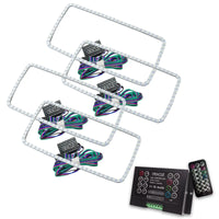 2007-2013 GMC Sierra LED Headlight Halo Kit (Square Style)