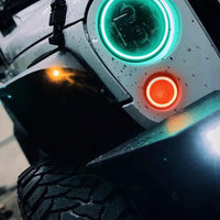 2007-2017 Jeep Wrangler JK LED Surface Mount Turn Signal Halo Kit