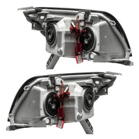 2003-2005 Toyota 4-Runner Pre-Assembled Halo Headlights - Black Housing - Non HID