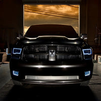 2009-2018 RAM 1500 Sport Pre-Assembled Headlights - Black Housing