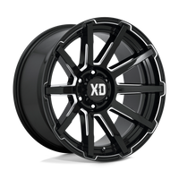 XD XD847 OUTBREAK Gloss Black Milled wheel