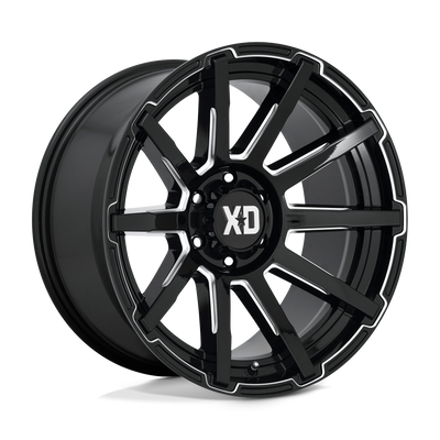 XD XD847 OUTBREAK Gloss Black Milled wheel