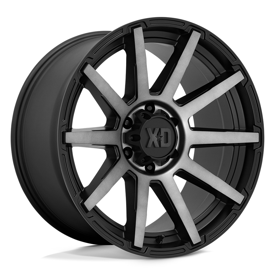 XD XD847 OUTBREAK Satin Black W/ Gray Tint wheel