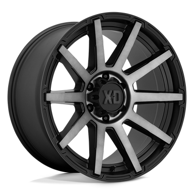 XD XD847 OUTBREAK Satin Black W/ Gray Tint wheel