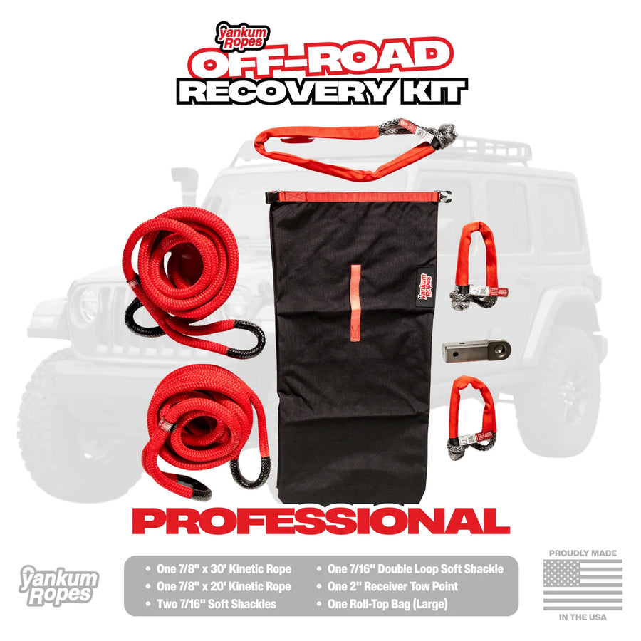YANKEM ROPES OFF-ROAD RECOVERY KIT 7/16