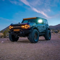 2021-2024 Ford Bronco Triple LED Fog Light Kit for Steel Bumper
