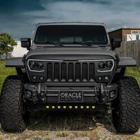 Skid Plate with Integrated LED Emitters for Jeep Wrangler JL and Gladiator JT