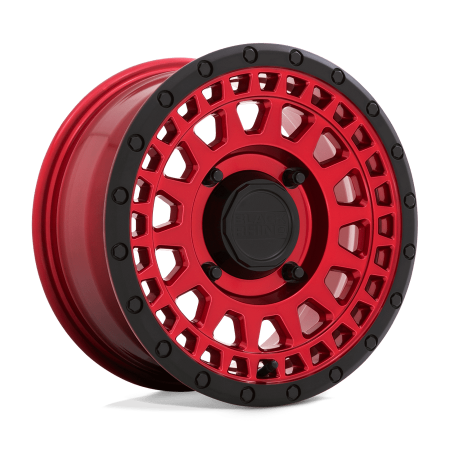 Black Rhino Hard Alloys - UTV PARKER UTV Candy Red W/ Black Lip wheel