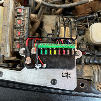 AuxBeam Controller Engine Bay Mount for Jeep JK Wrangler
