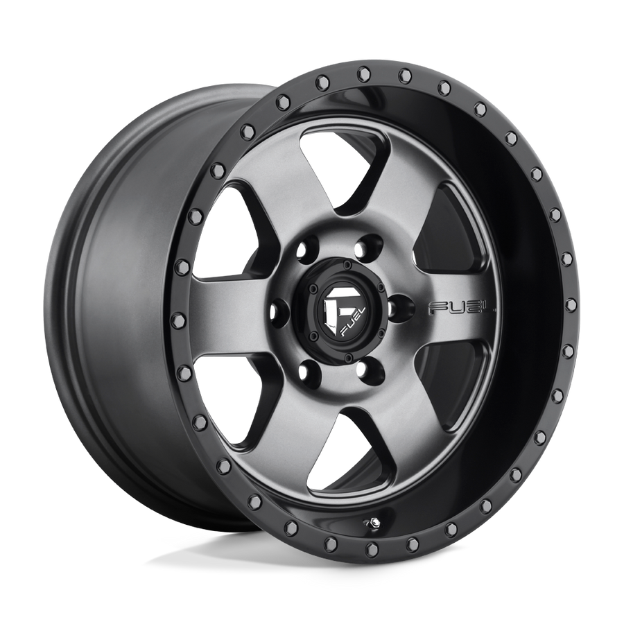 Fuel 1PC D619 PODIUM Matte Gunmetal Black Bead Ring wheel
