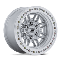Pro Comp Alloys PA208 EQUALIZER BL Gloss Silver W/ Machined Face wheel
