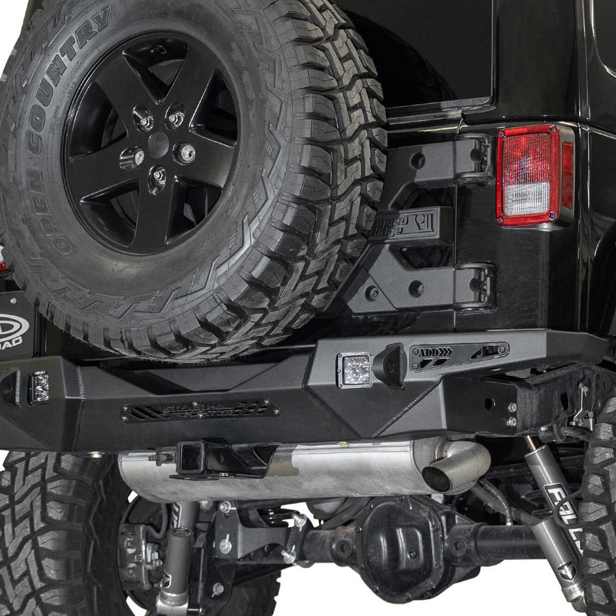 2007 - 2018 Jeep Wrangler JK Stealth Fighter Rear Bumper