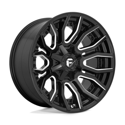 Fuel 1PC D711 RAGE Gloss Black Milled wheel