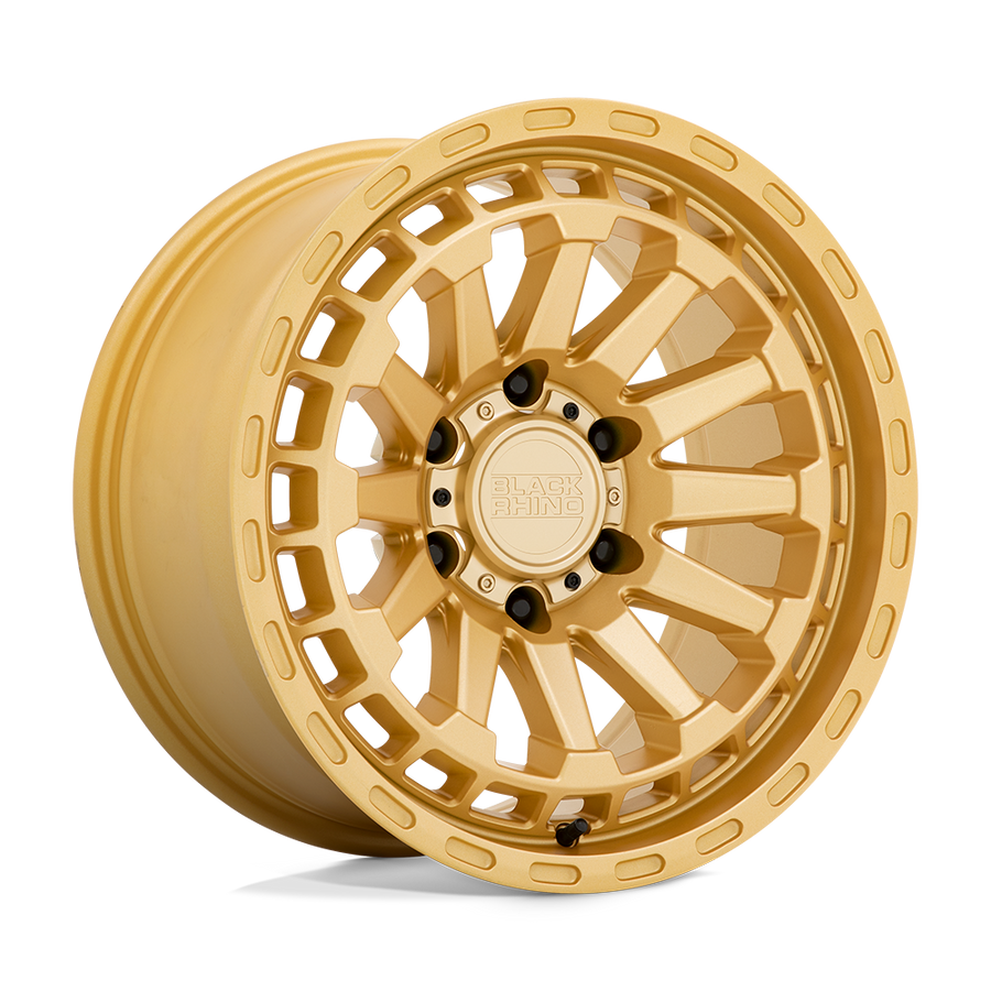 Black Rhino Hard Alloys RAID Gold wheel