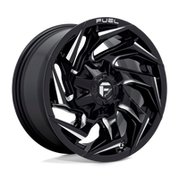 Fuel 1PC D753 REACTION Gloss Black Milled wheel