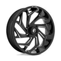 Fuel UTV D753 REACTION UTV Gloss Black Milled wheel