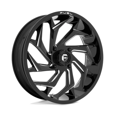 Fuel UTV D753 REACTION UTV Gloss Black Milled wheel