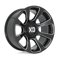 XD XD854 REACTOR Gloss Black Milled wheel