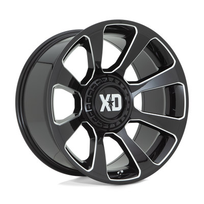 XD XD854 REACTOR Gloss Black Milled wheel