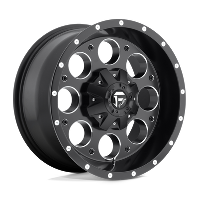 Fuel 1PC D525 REVOLVER Matte Black Milled wheel