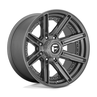 Fuel 1PC D710 ROGUE PLATINUM Brushed Gun Metal Tinted Clear wheel