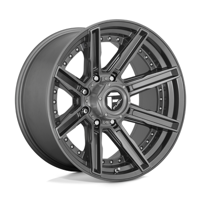 Fuel 1PC D710 ROGUE PLATINUM Brushed Gun Metal Tinted Clear wheel