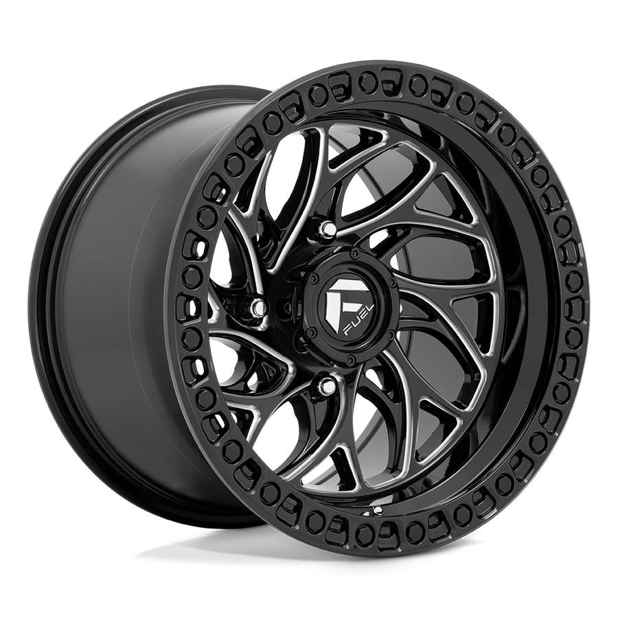 Fuel UTV D741 RUNNER UTV Gloss Black Milled wheel