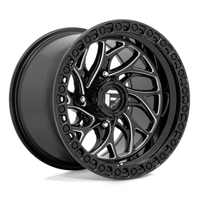 Fuel UTV D741 RUNNER UTV Gloss Black Milled wheel