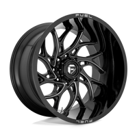 Fuel 1PC D741 RUNNER Gloss Black Milled wheel