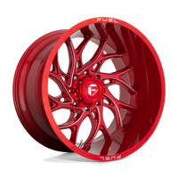 Fuel 1PC D742 RUNNER Candy Red Milled wheel