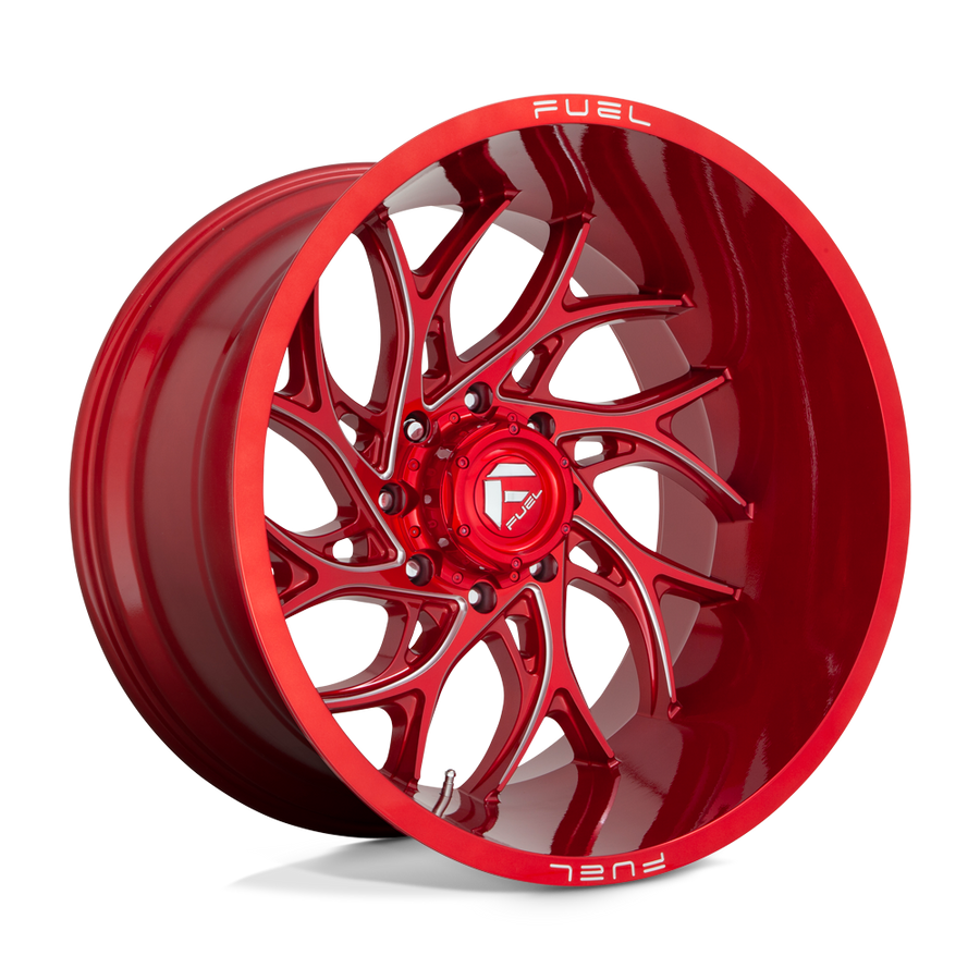 Fuel 1PC D742 RUNNER Candy Red Milled wheel