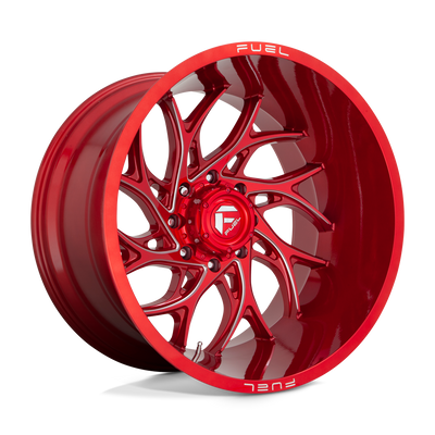 Fuel 1PC D742 RUNNER Candy Red Milled wheel