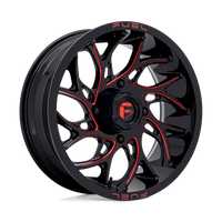 Fuel UTV D779 RUNNER UTV Gloss Black Milled Candy Red wheel
