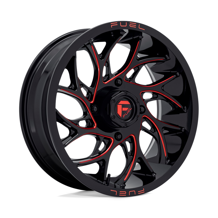 Fuel UTV D779 RUNNER UTV Gloss Black Milled Candy Red wheel