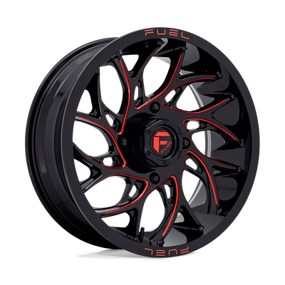 Fuel UTV D779 RUNNER UTV Gloss Black Milled Candy Red wheel