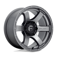 Fuel 1PC D767 RUSH Matte Gun Metal wheel