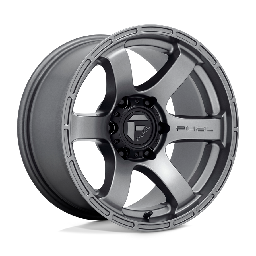 Fuel 1PC D767 RUSH Matte Gun Metal wheel