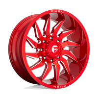 Fuel 1PC D745 SABER Candy Red Milled wheel
