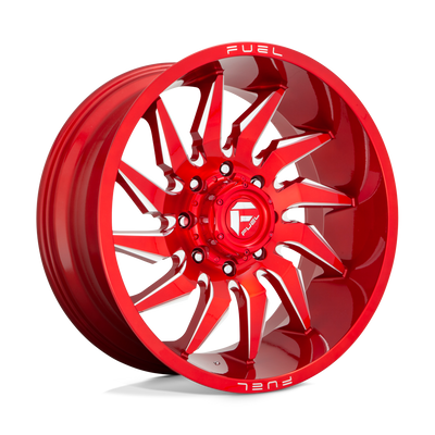 Fuel 1PC D745 SABER Candy Red Milled wheel